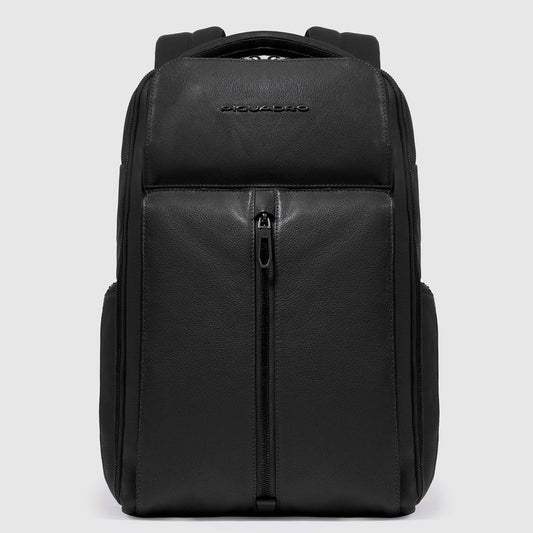Zaini Piquadro Zaino Uomo Grande Porta Pc Ipad Pelle Nera