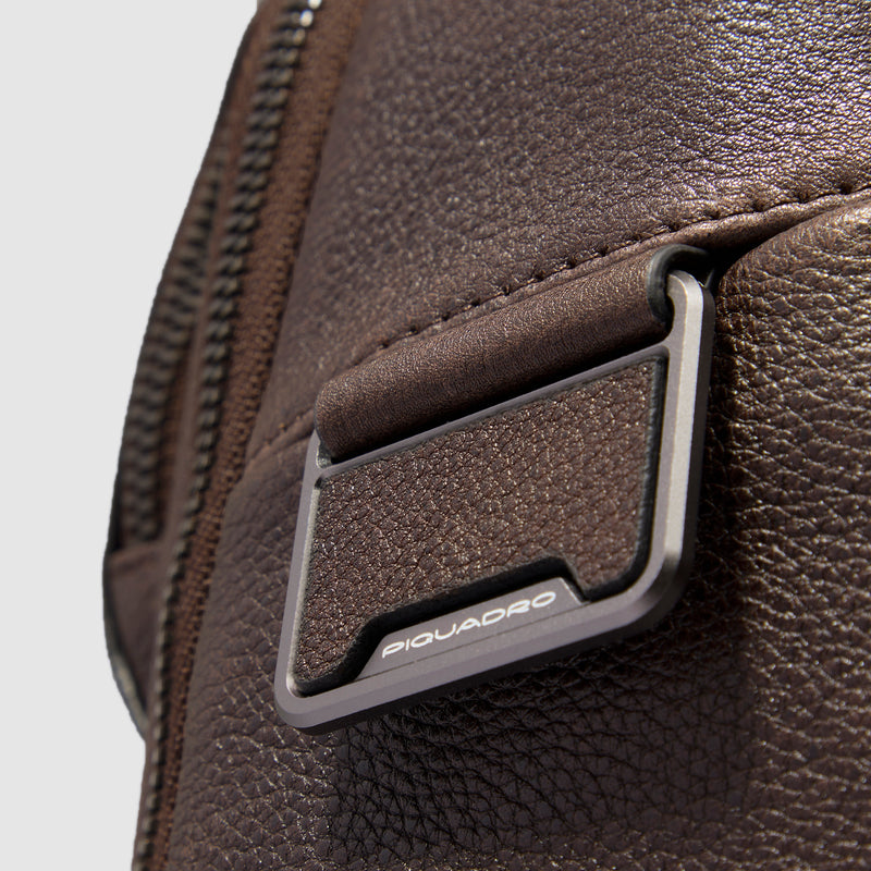 Zaini Piquadro Zaino Uomo Grande Porta Pc Ipad Pelle Nera