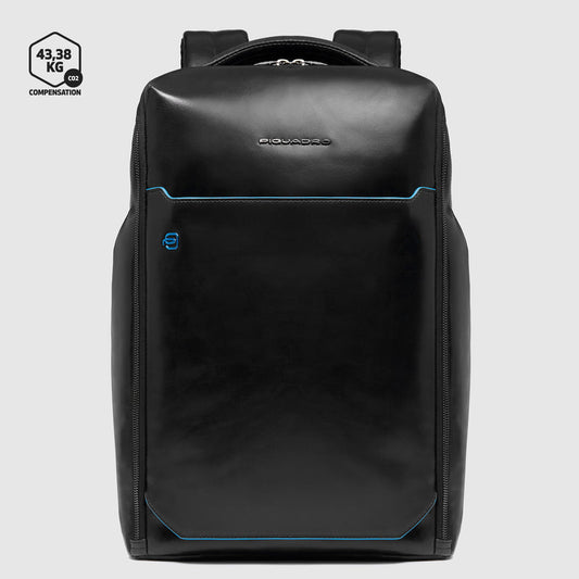 Zaini Piquadro Zaino Uomo Grande Porta Pc Ipad Pelle Nero