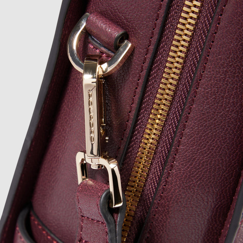 Borse Lavoro Piquadro Cartella Donna Porta Pc Ipad Tasche Frontali Pelle Borgogna