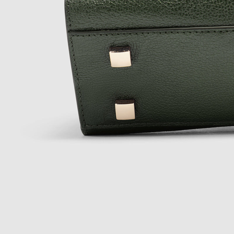 Borse Lavoro Piquadro Cartella Donna Porta Pc Ipad Tasche Frontali Pelle Verde
