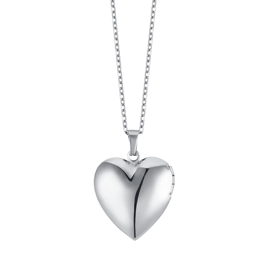 Collana Luca Barra Acciaio Pendente Cuore Portafoto