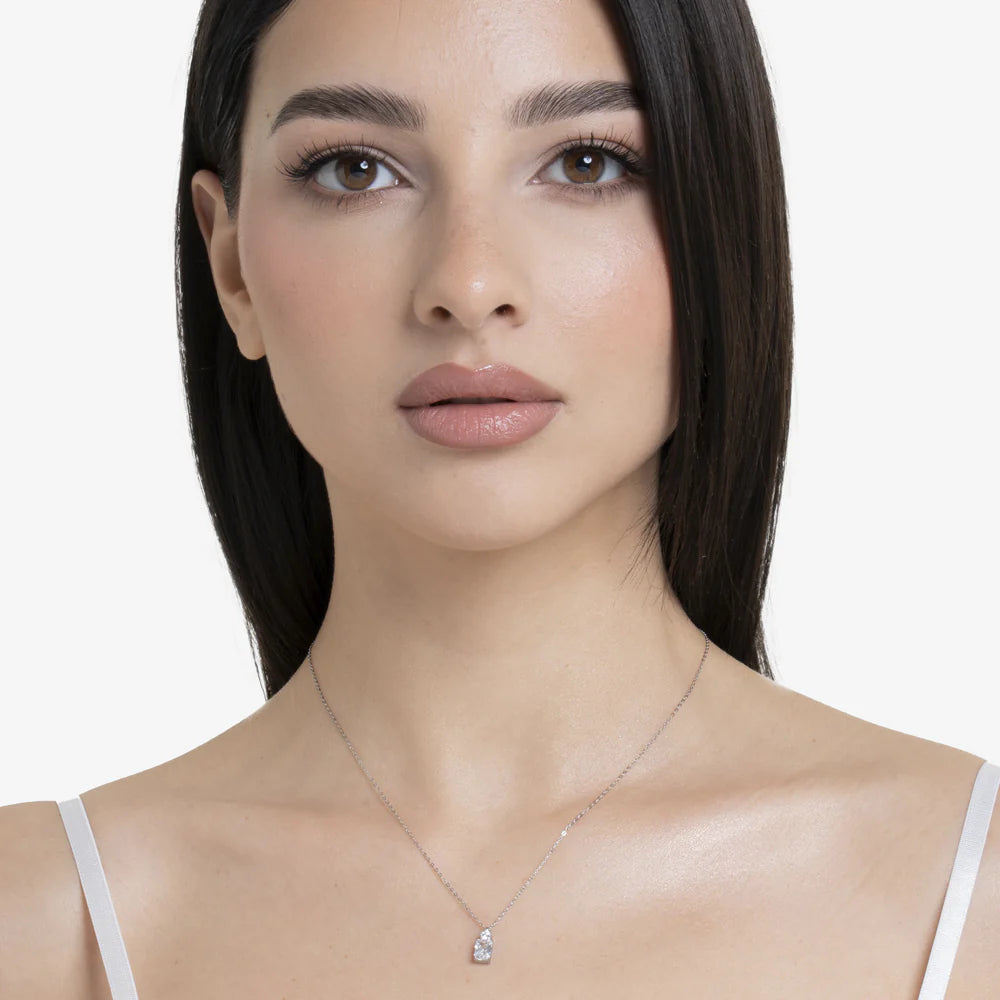 Collana Luca Barra Acciaio Zirconi