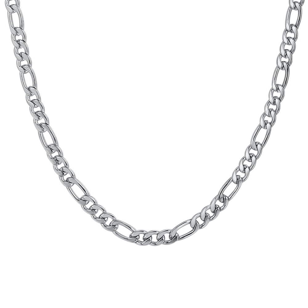 Collana Uomo Luca Barra Acciaio Catena Maglia Figaro
