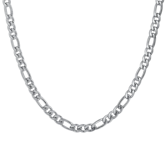 Collana Uomo Luca Barra Acciaio Catena Maglia Figaro