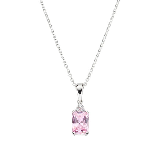 Collana Amen Fancy Argento Con Zirconi
