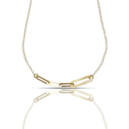 Collana Dana Armonie Oro Giallo 9 Kt Elemento Centrale a Scalare