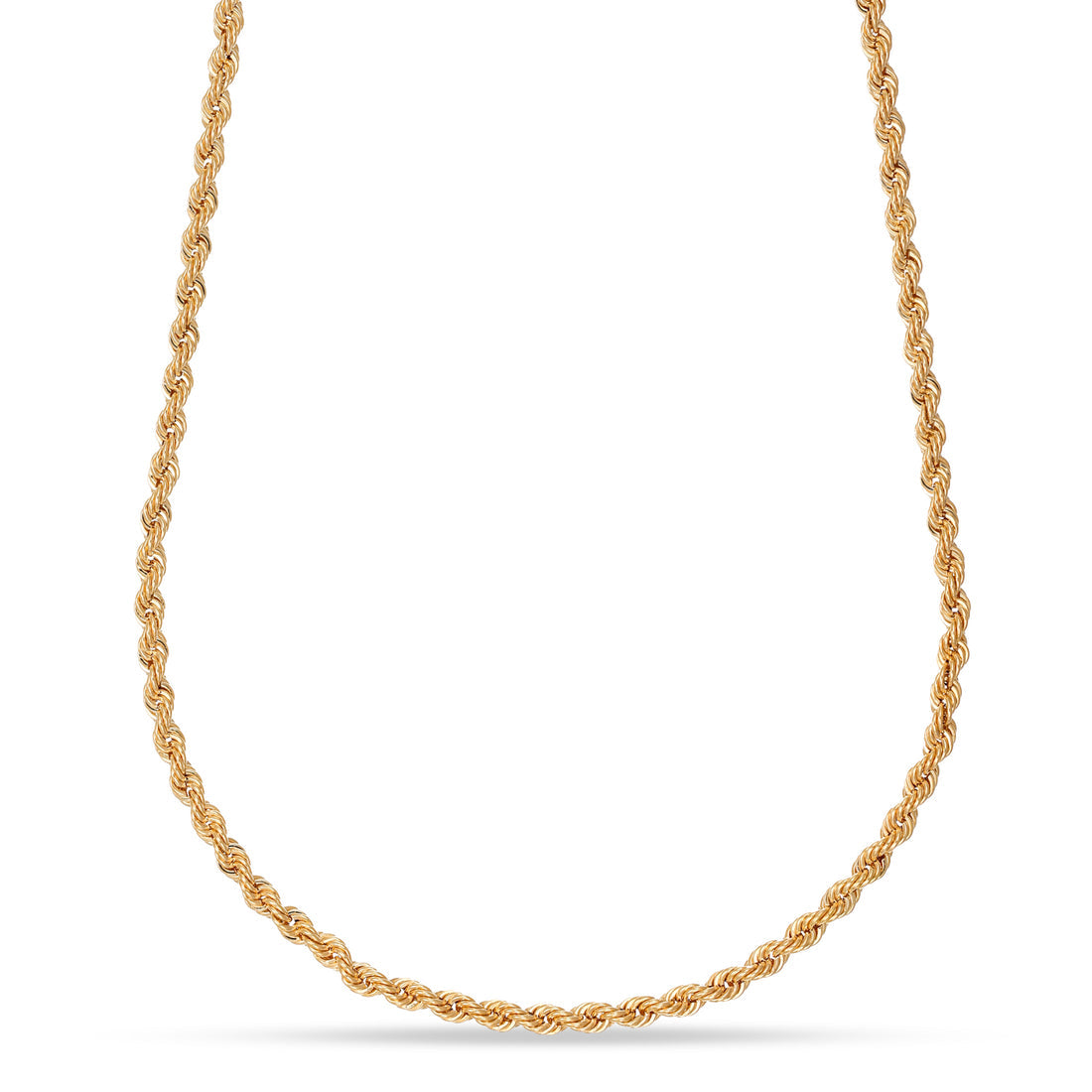 Collana Unisex Dana Gli Intramontabili Oro Giallo 9 Kt.corda Laser