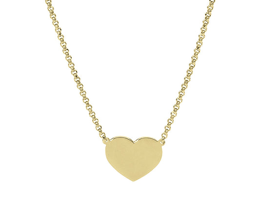 Collana Amen Prega Ama Argento Dorato Con Cuore