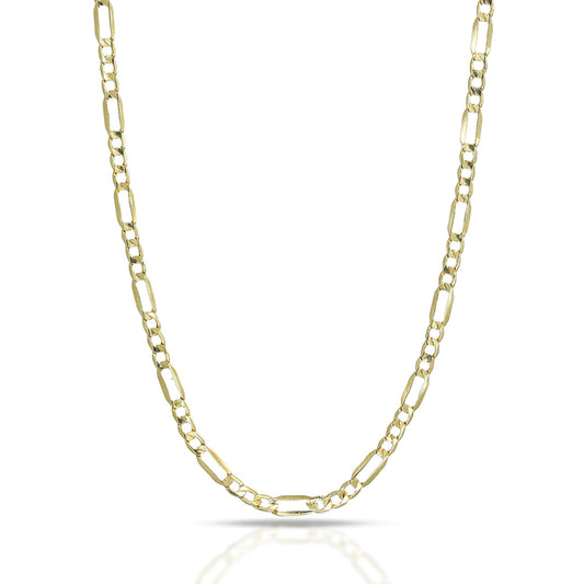 Collana Uomo Dana Timeless Oro Giallo 9 Kt 3+1 Finitura Lucida