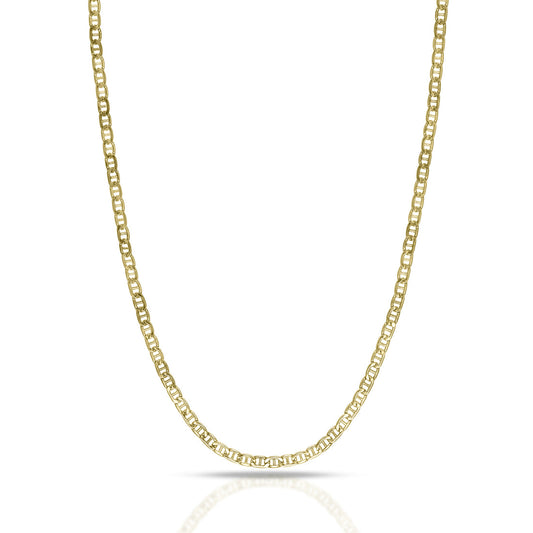Collana Uomo Dana Timeless Oro Giallo 9 Kt Modello Bananino