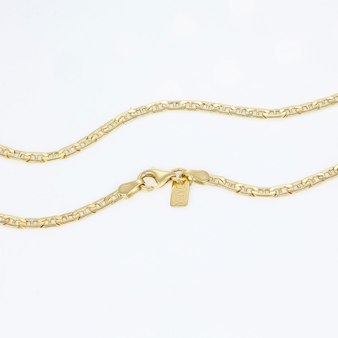Collana Uomo Dana Oro Giallo 9 Kt Modello Bananino