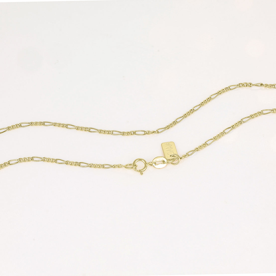 Collana Uomo Dana Timeless Oro Giallo 9 Kt Maglia Figaro 3+1