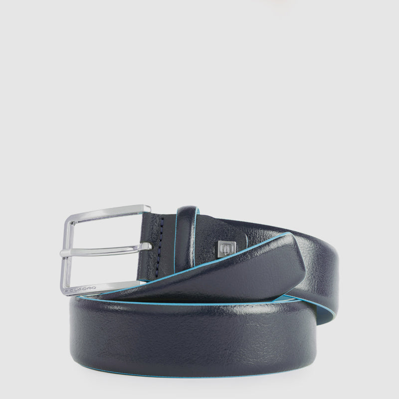 Cinture Piquadro Cintura Uomo In Pelle Blu