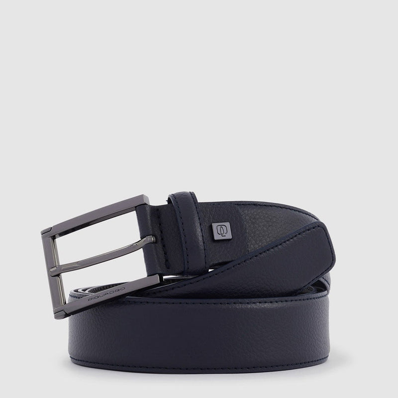Cinture Piquadro Cintura Uomo In Pelle Blu