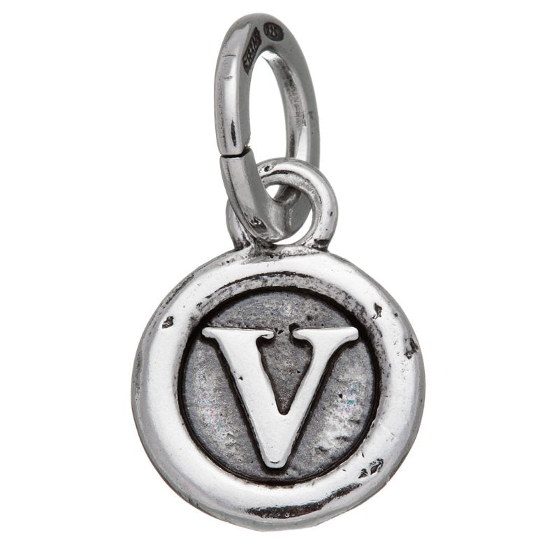 Charms Giovanni Raspini Charm Lettera Bottone "V"