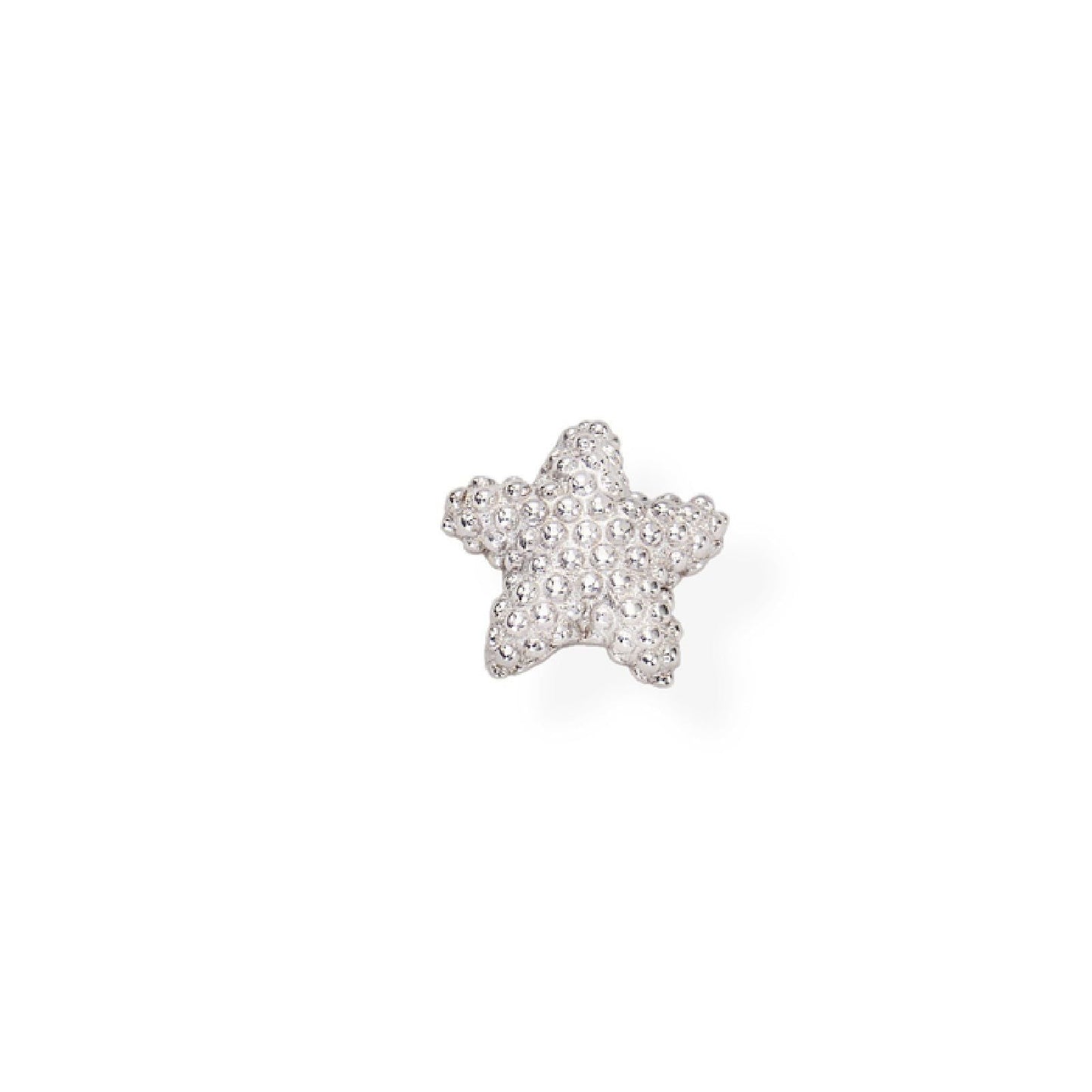 Monorecchino Amen Argento Stella Marina Con Zirconi
