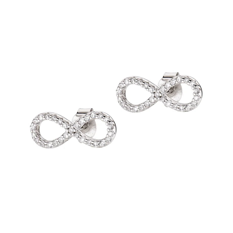 Orecchini Lobo Amen Coccole Argento Infinito Con Zirconi