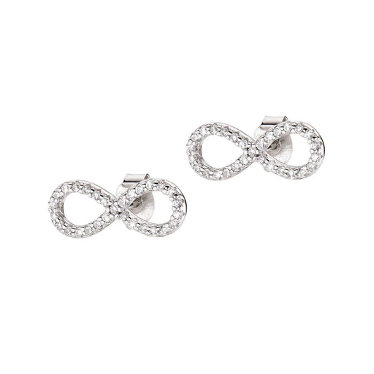 Orecchini Lobo Amen Coccole Argento Infinito Con Zirconi