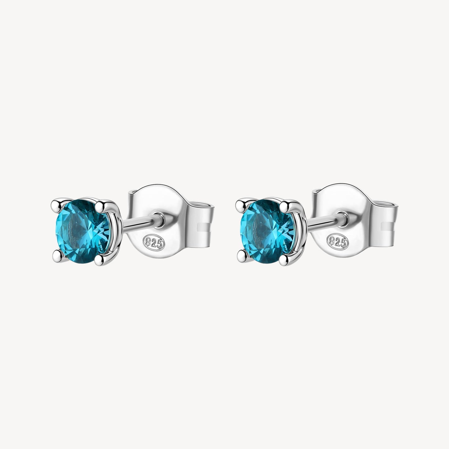 Orecchini a Lobo Brosway Fancy Punti Luce Argento Cubic Zirconia Verde Acqua