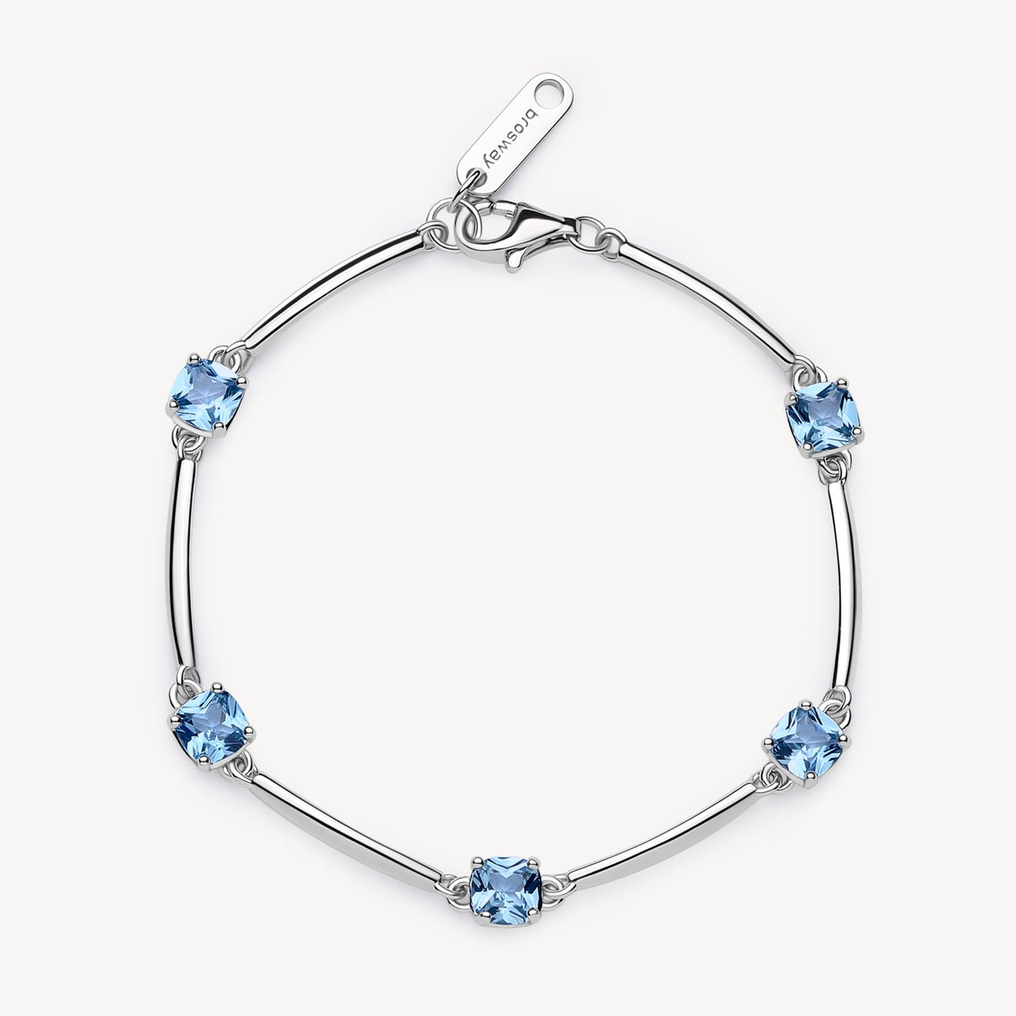 Bracciale Brosway Cloud Light Blue In Argento Cristalli Azzurri