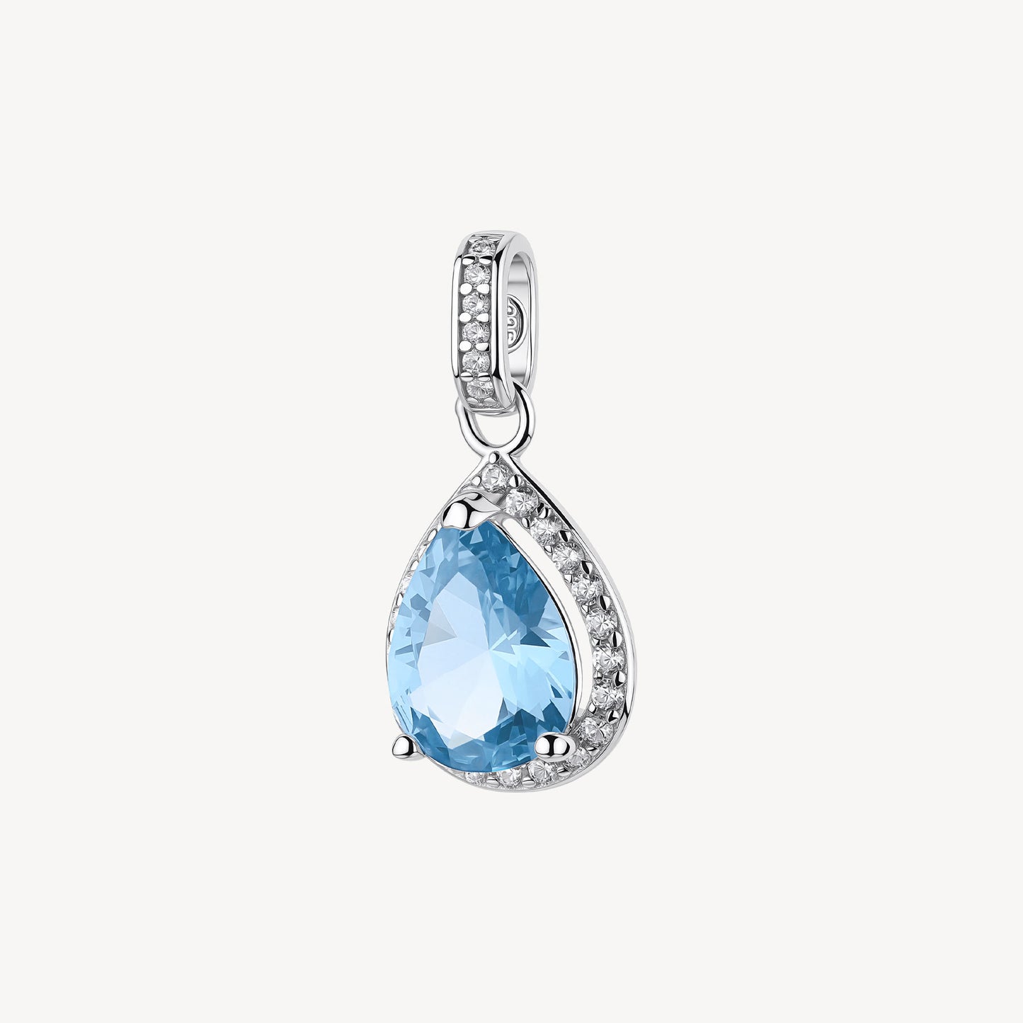 Ciondolo Brosway Fancy Cloud Light Blue Argento Cubic Zirconia Contornato