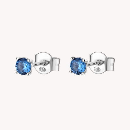 Orecchini Brosway Freedom Blue Punti Luce In Argento Con Zircone Blu