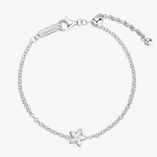 Bracciale Brosway Infinite White In Argento Con Zircone Taglio Stella