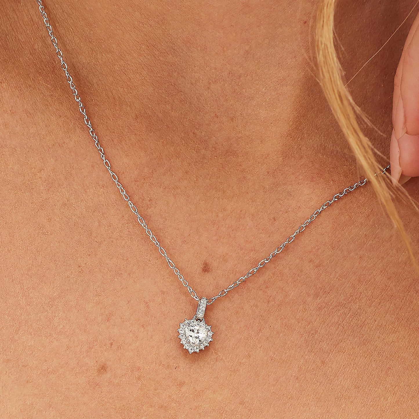 Ciondolo Brosway Fancy Argento Kate Cuore Cubic Zirconia Contornato