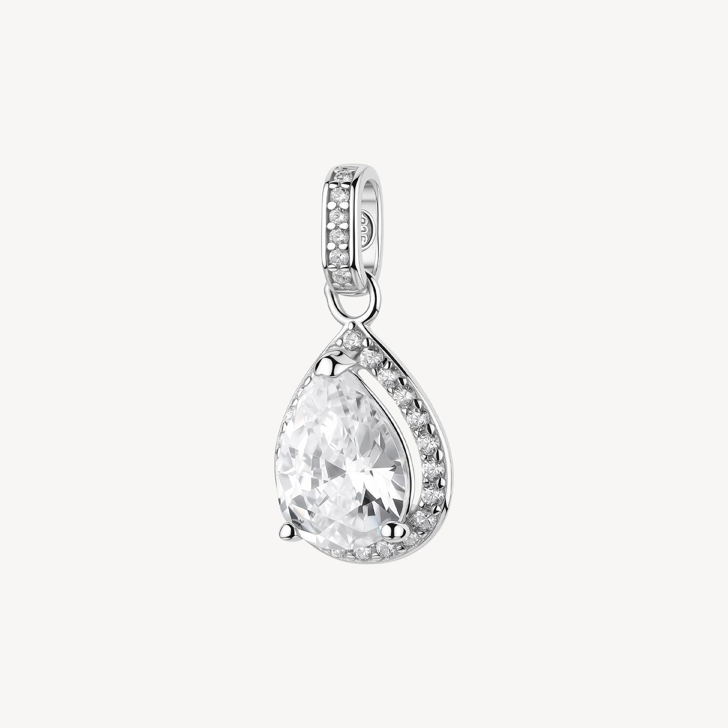 Ciondolo Brosway Fancy Argento Cubic Zirconia Goccia Contornato
