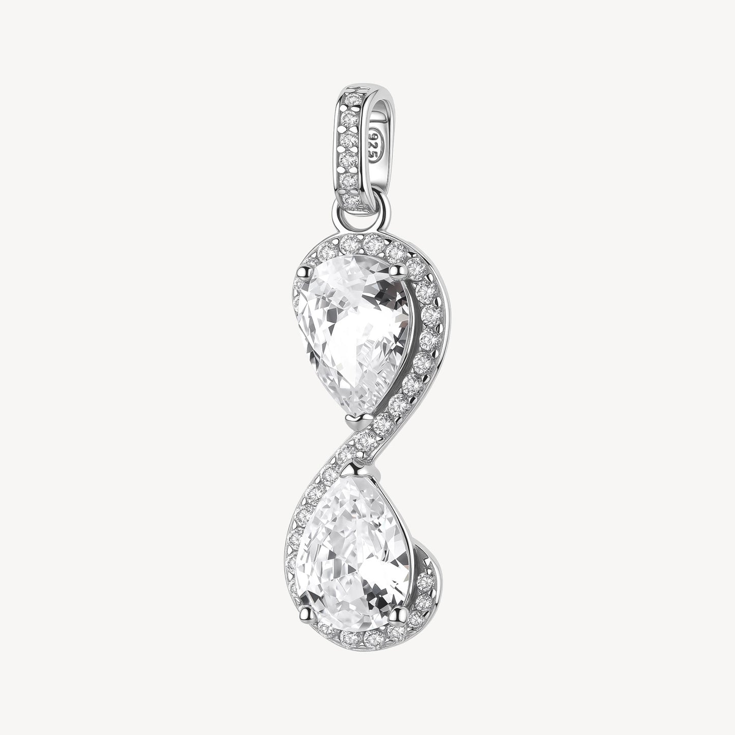 Ciondolo Brosway Fancy Argento Cubic Zirconia Goccia Contornati