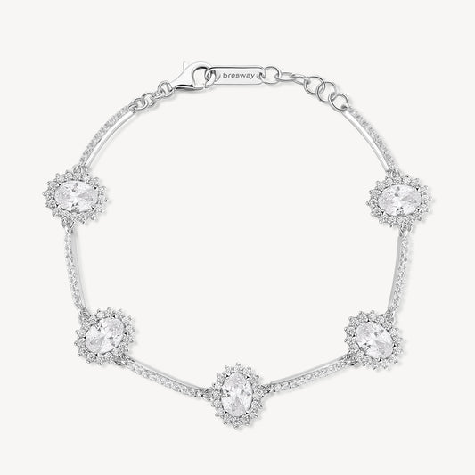 Bracciale Brosway Infinite White In Argento Con Zircone