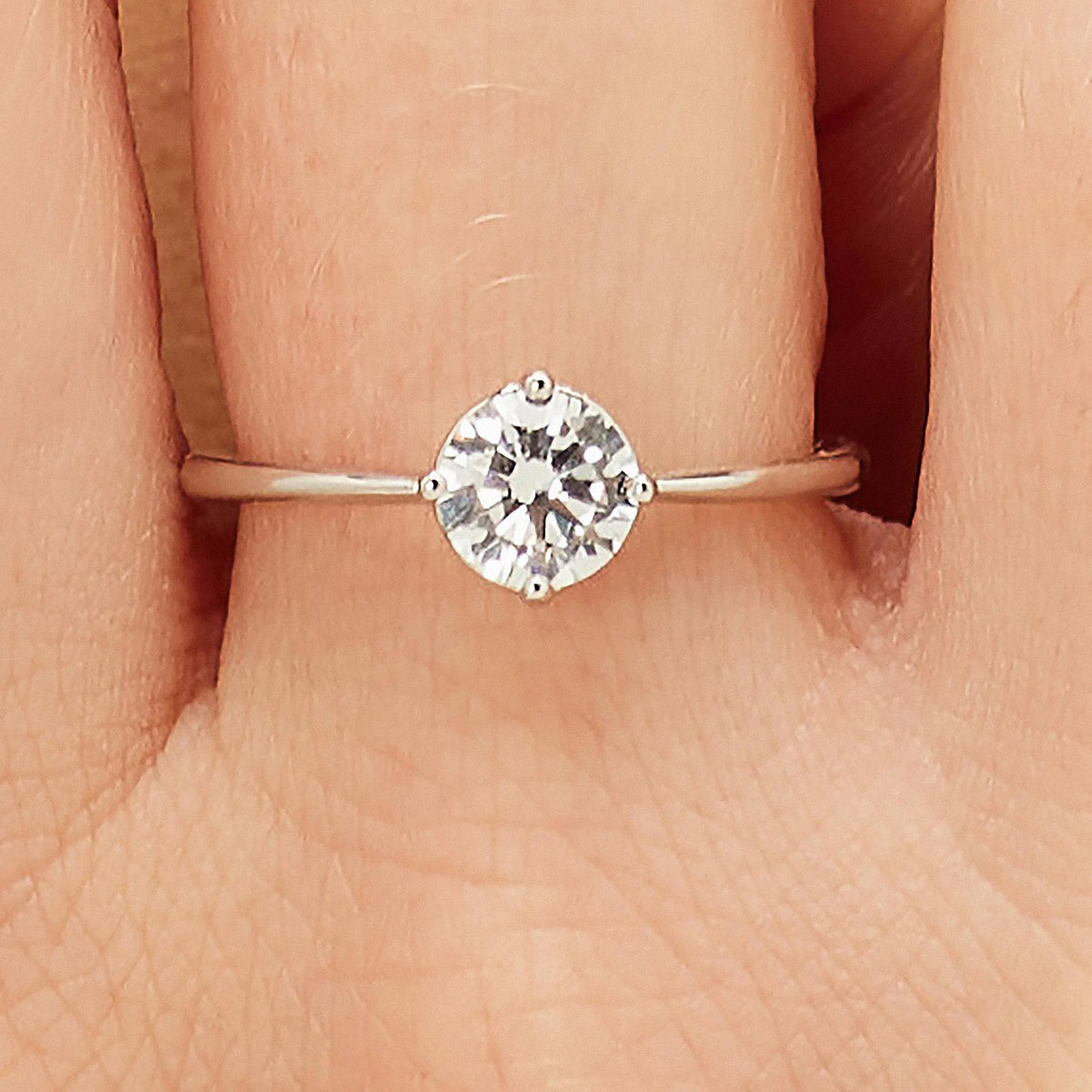 Anello Solitario Brosway Fancy Argento Con Round Cubic Zirconia - Misura 18