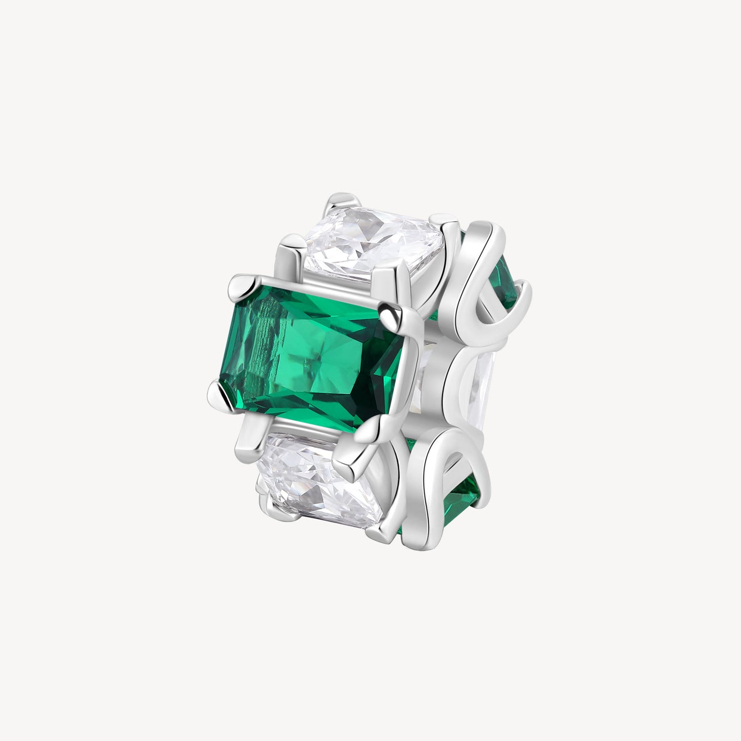 Ciondoli Brosway Life Green Ciondolo In Argento Con Zirconi Verdi e Bianchi