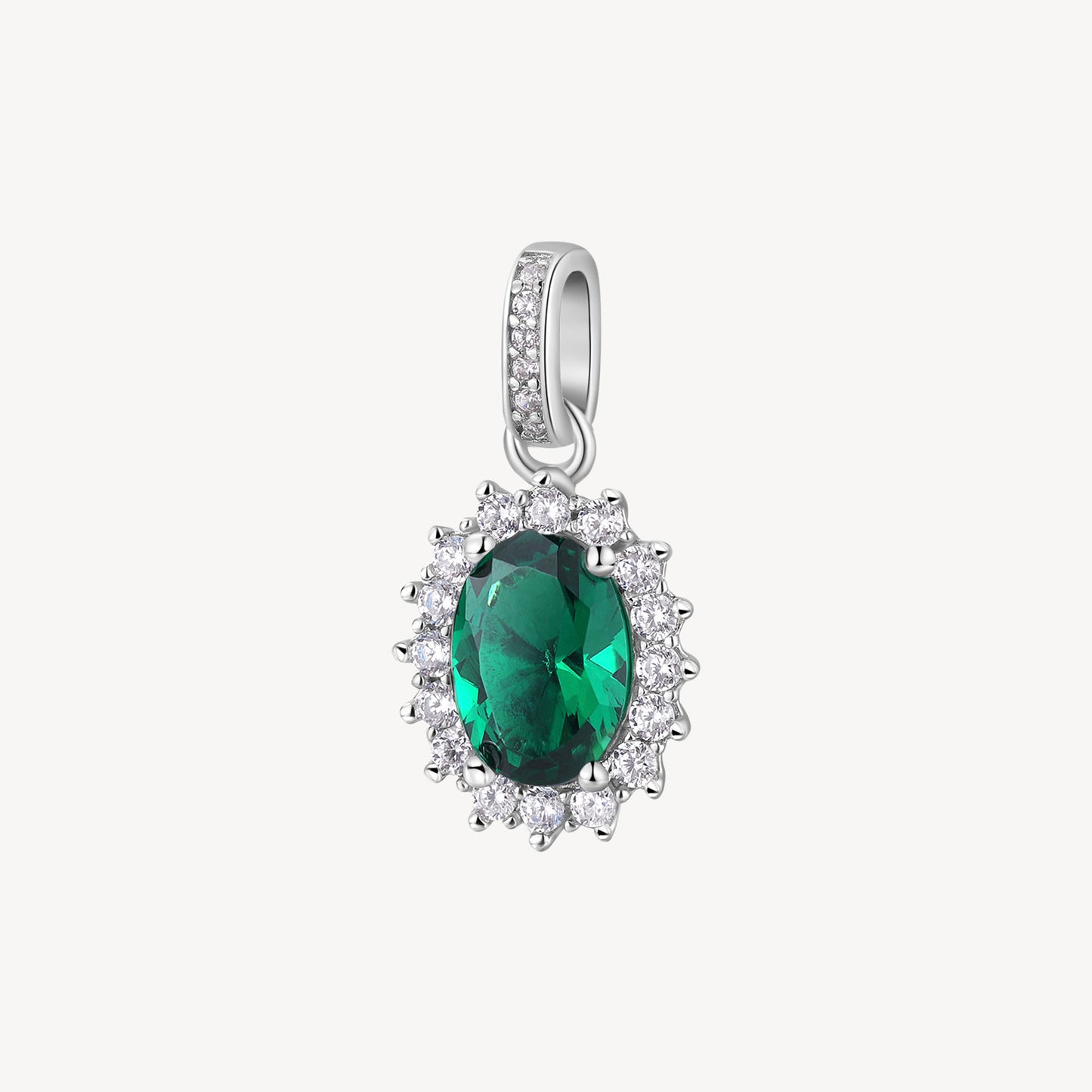 Ciondoli Brosway Life Green Ciondolo In Argento Con Zircone Verde