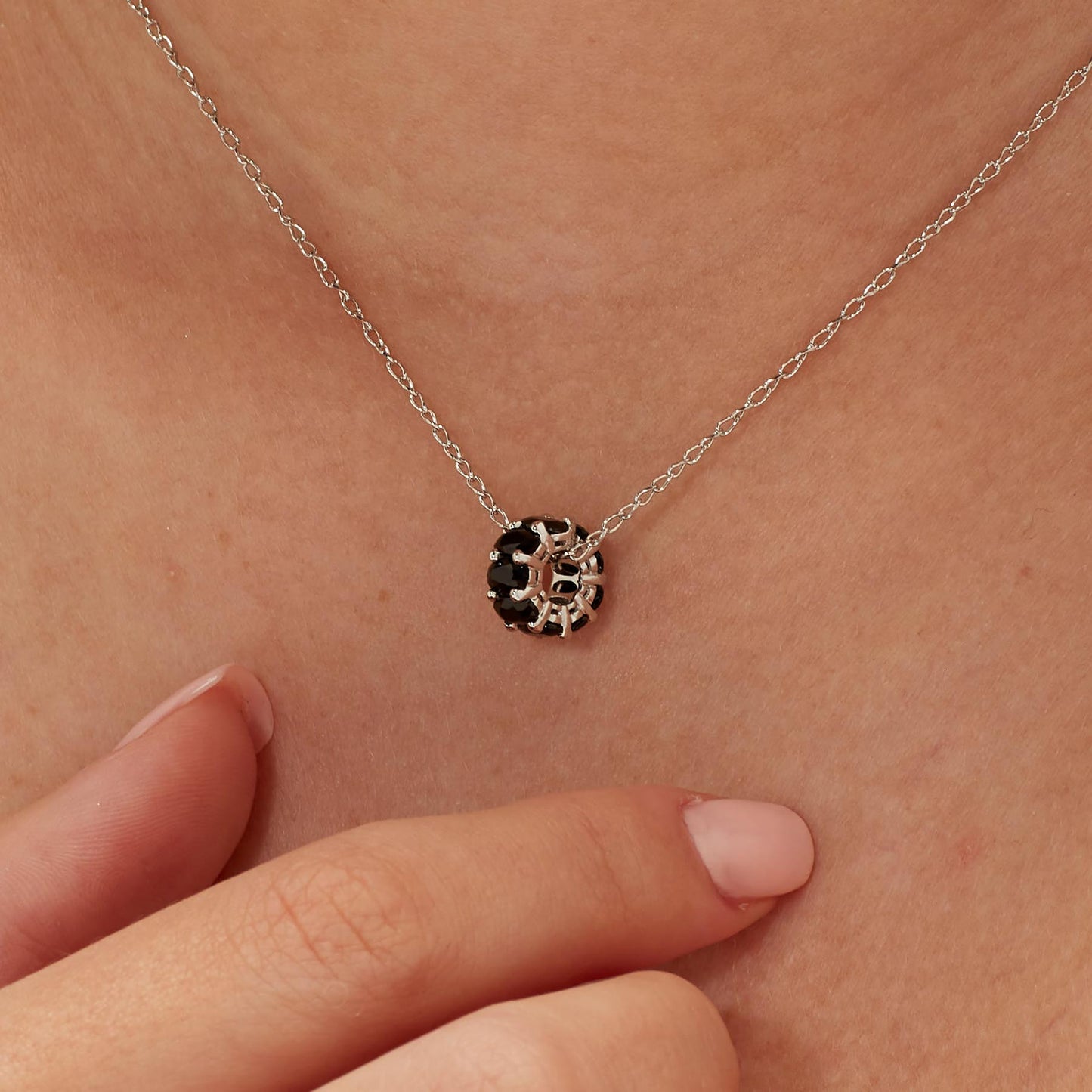 Ciondoli Brosway Mystery Black Ciondolo In Argento Con Zirconi Neri