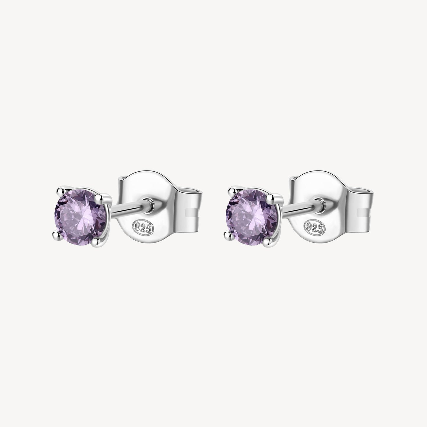 Orecchini Brosway Magic Purple Punti Luce In Argento Con Zircone Viola