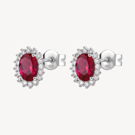 Orecchini Brosway Passion Ruby In Argento Con Zircone Fucsia