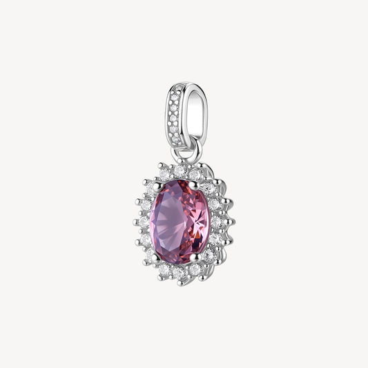 Ciondolo Brosway Fancy Argento Rosetta Cubic Zirconia Ovale Vintage Rose Contornato