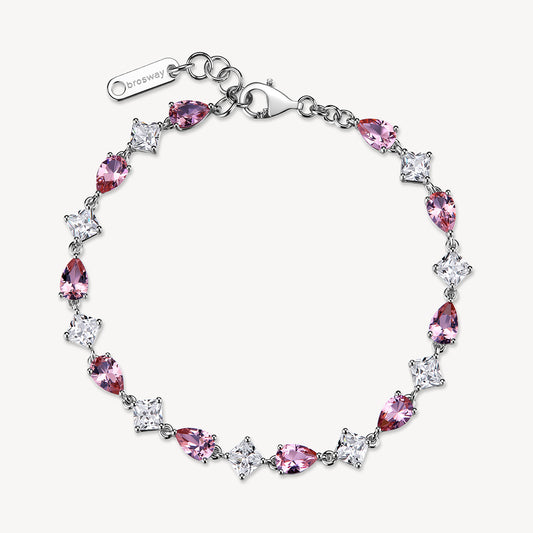 Bracciale Brosway Fancy Argento Cubic Zirconia Rose Alternati