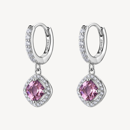 Orecchini Boccolette Brosway Fancy Argento Cubic Zirconia Vintage Rose Contornato