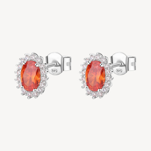 Orecchini Brosway Vitamin Orange In Argento Con Zircone Arancione