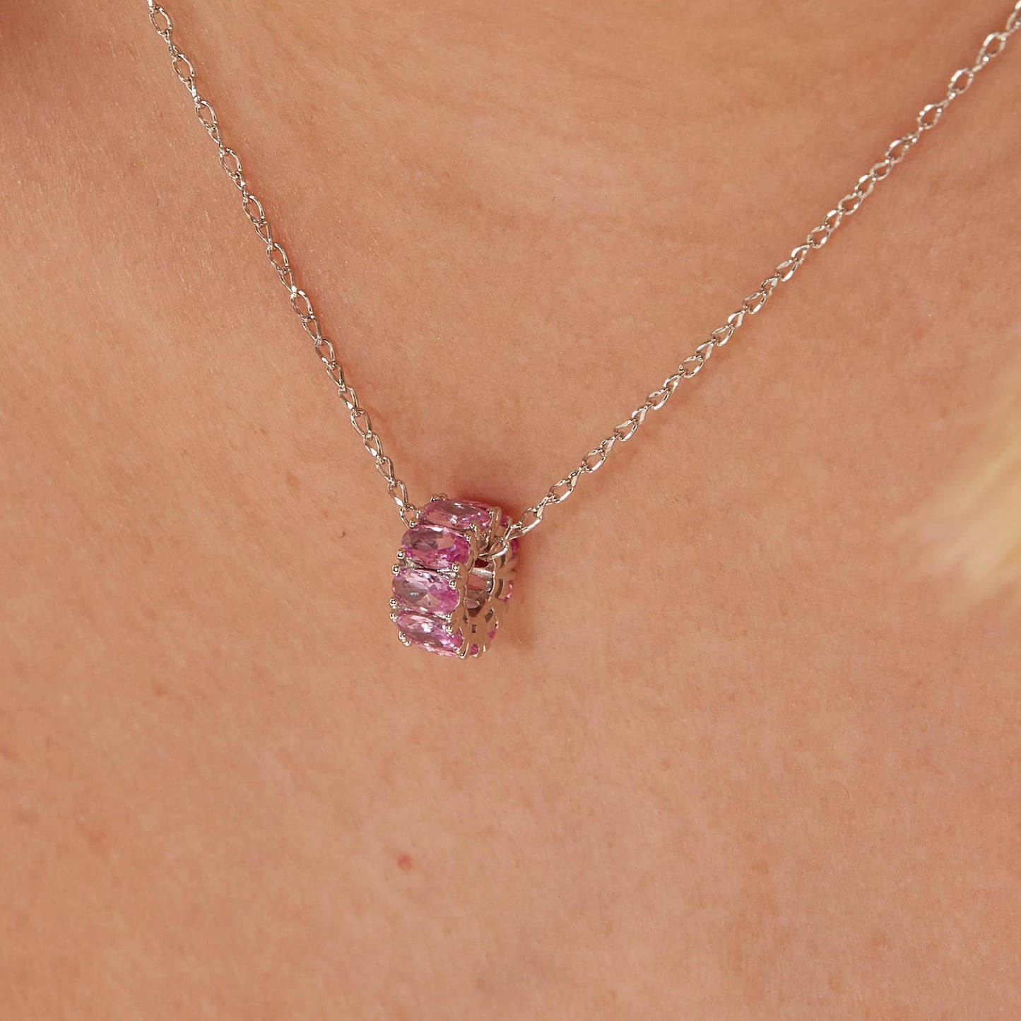 Ciondoli Brosway Vibrant Pink In Argento Con Zirconi Rosa