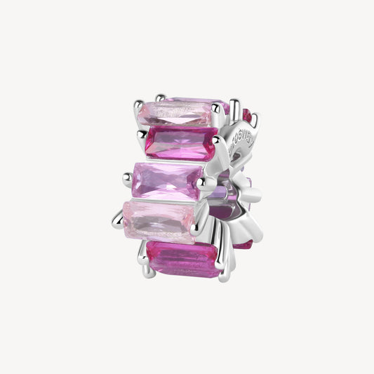 Ciondoli Brosway Vibrant Pink In Argento Con Zirconi Rosa