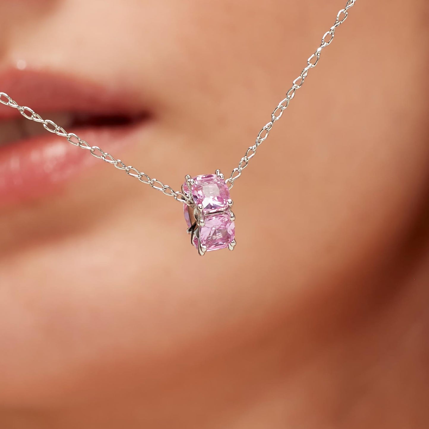 Ciondoli Brosway Vibrant Pink In Argento Con Zirconi Rosa