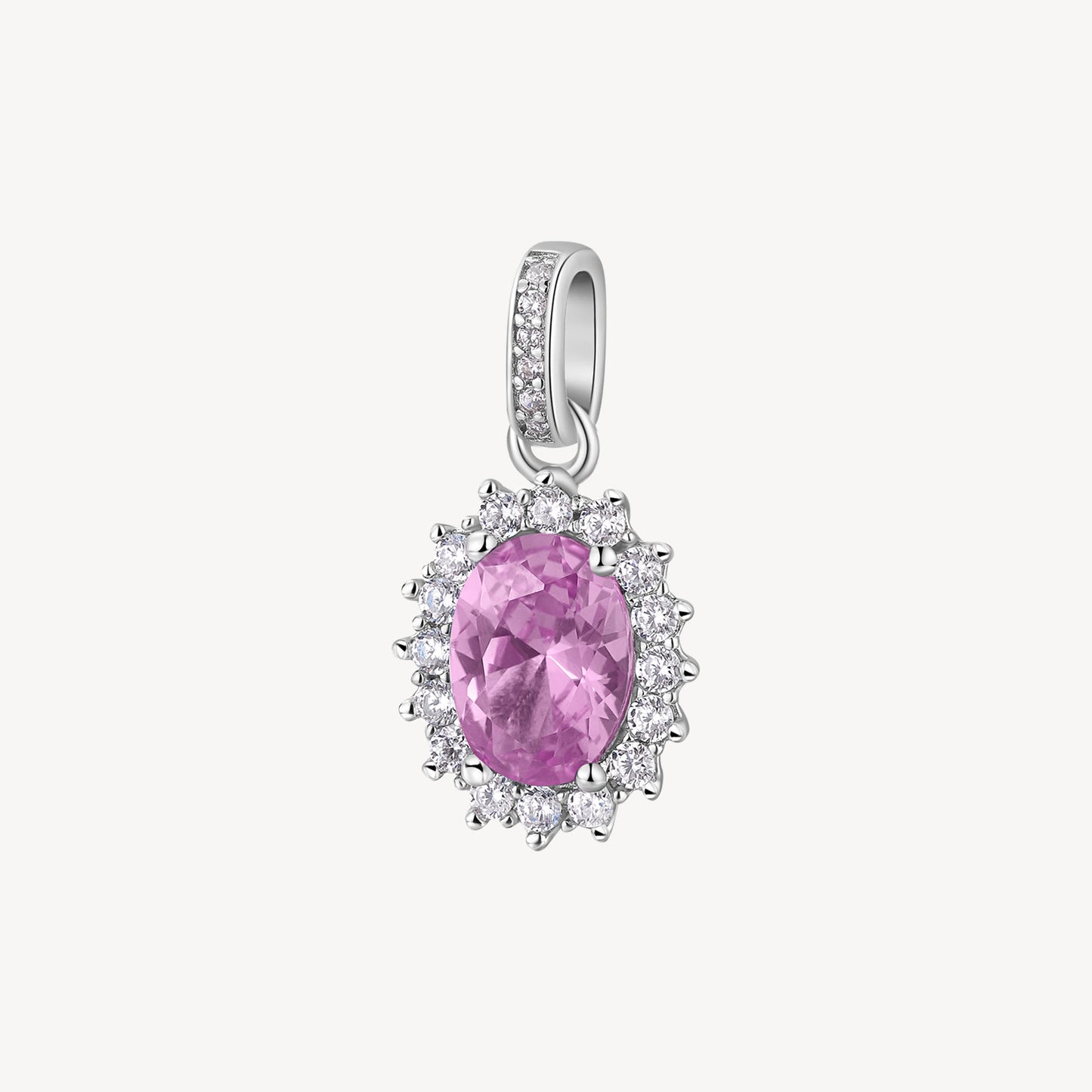 Ciondoli Brosway Vibrant Pink In Argento Con Zircone Rosa