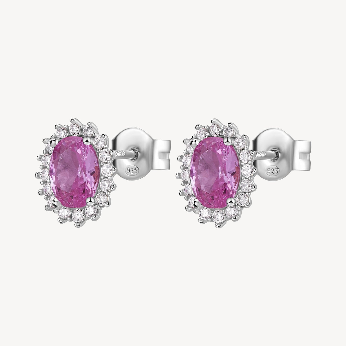 Orecchini Brosway Vibrant Pink In Argento Con Zircone Rosa