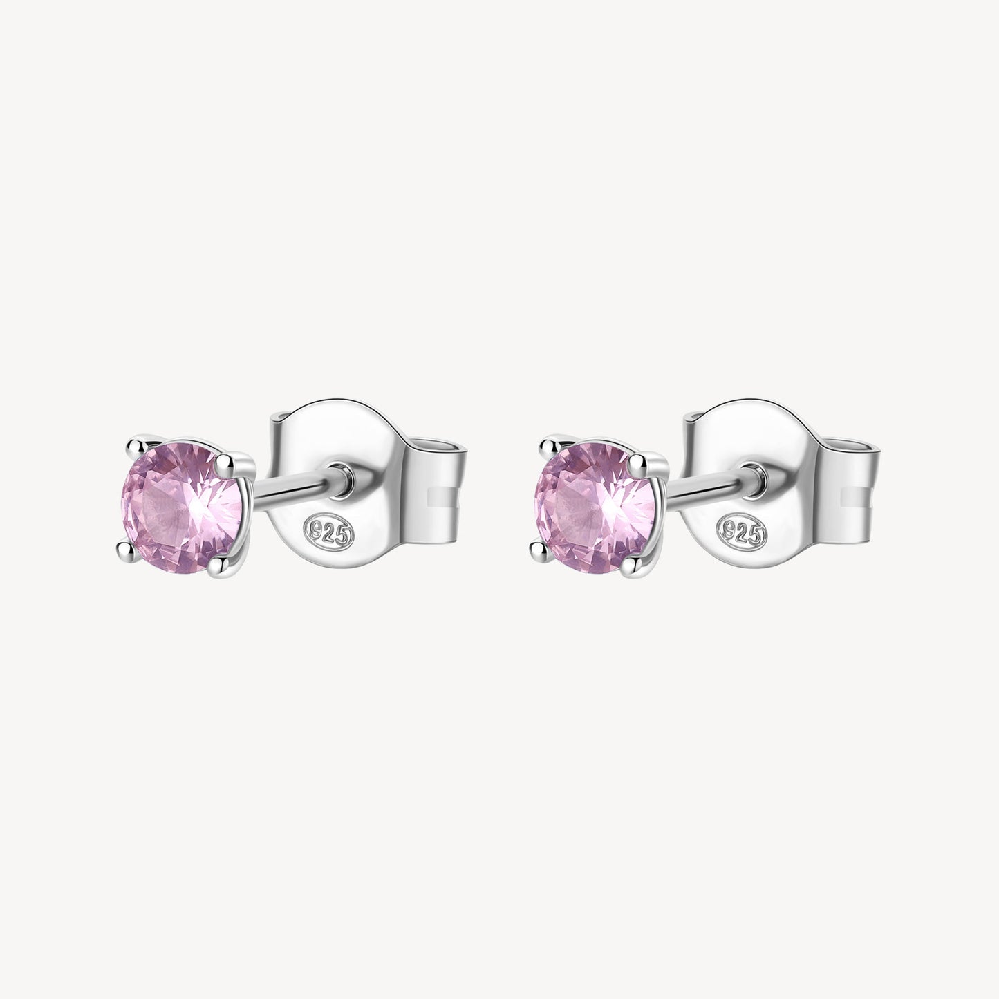 Orecchini Brosway Vibrant Pink Punti Luce In Argento Con Zircone Viola