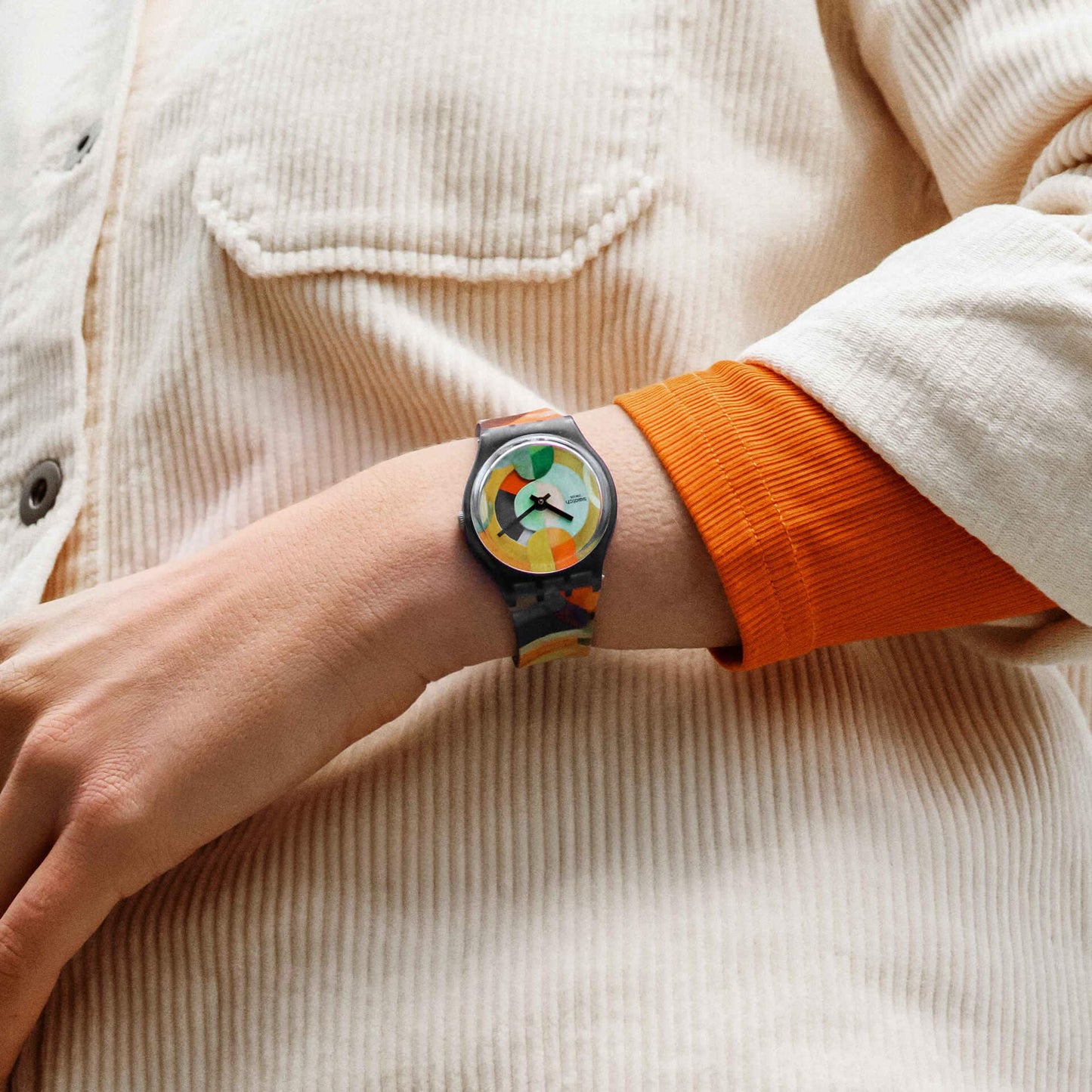 Orologio Swatch Carousel, By Robert Delaunay