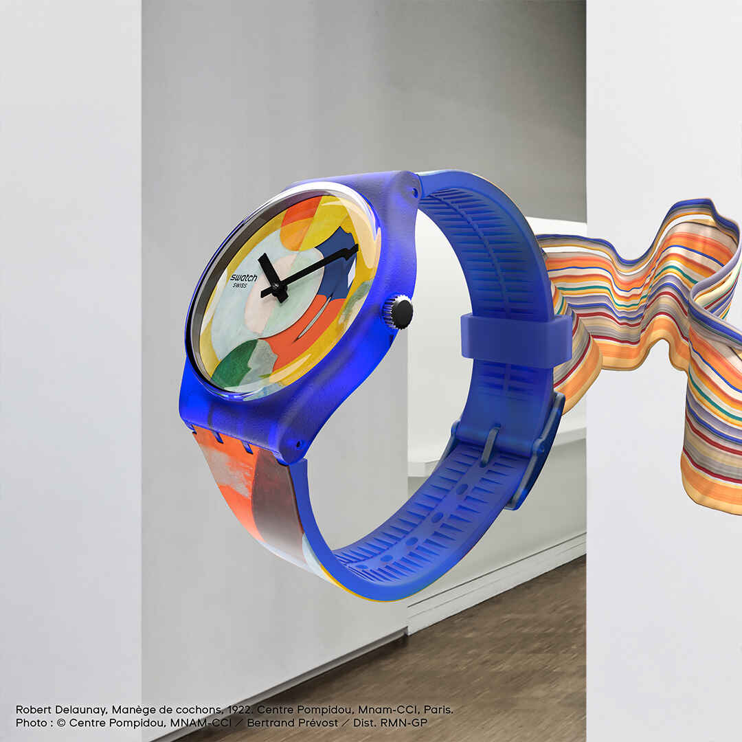 Orologio Swatch Carousel, By Robert Delaunay